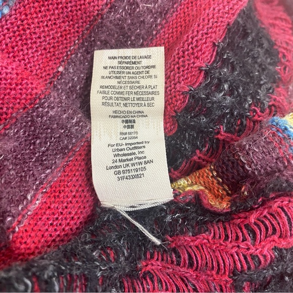 Free People Aztec Patterned Duster Cardigan, Hooded, Small, Boho, Beautiful! - Picture 9 of 9